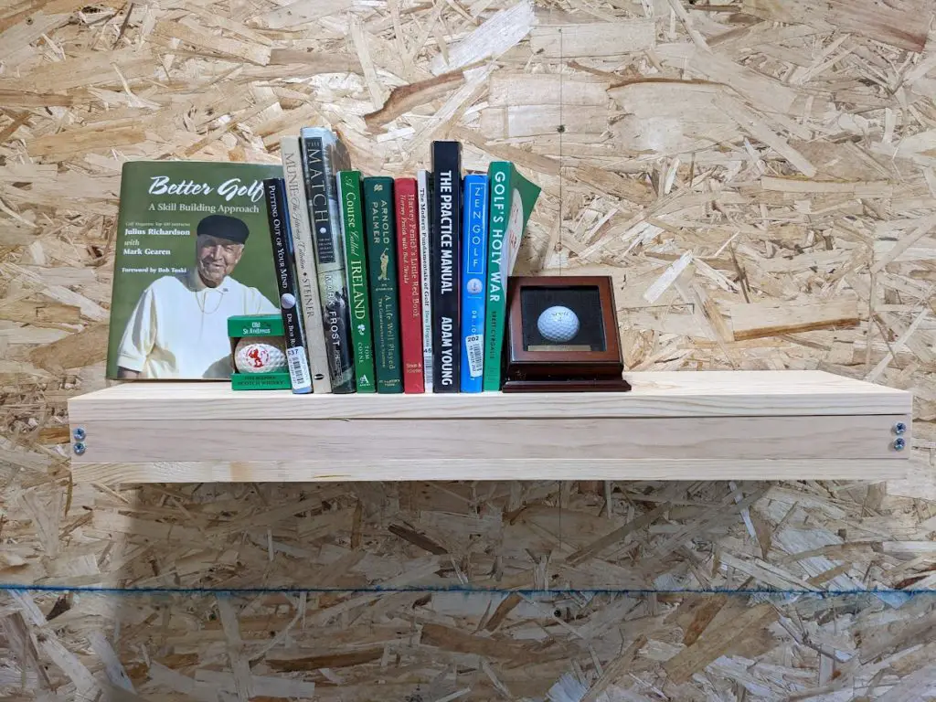 Golf Cave Bookshelf 1