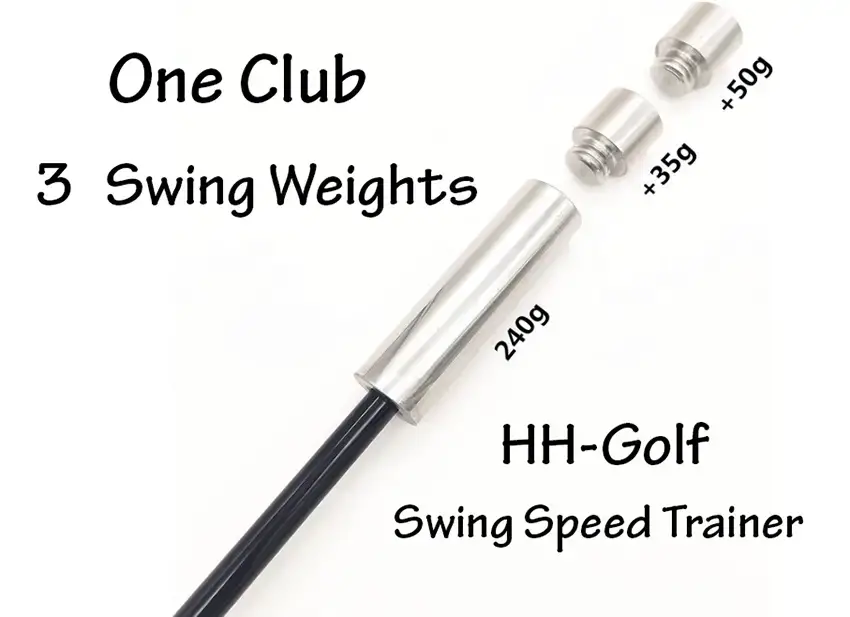 HH-GOLF 4 in 1 Einstellbare Schlägergewichte Golf Swing Speed