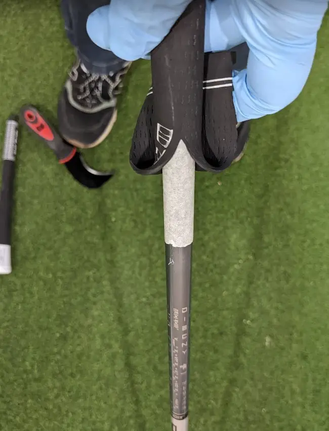 how to regrip a golf shaft