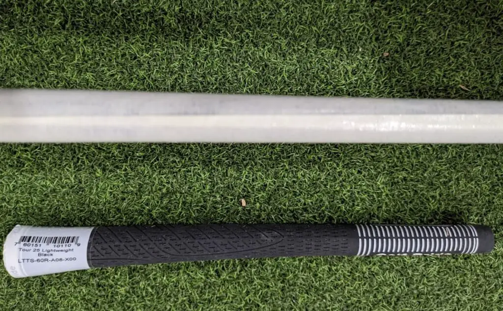 how to regrip a golf shaft