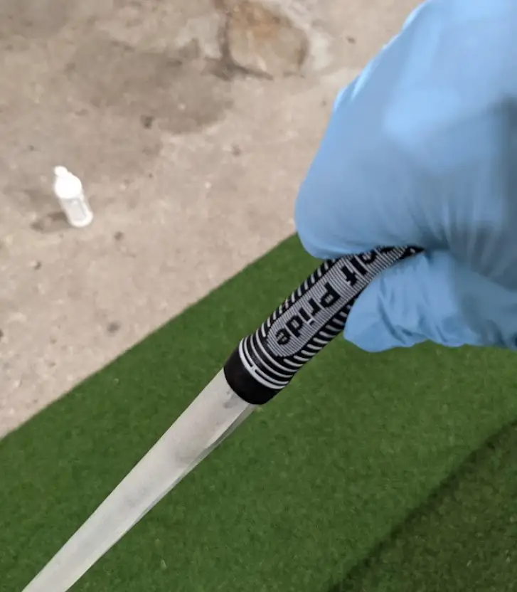 How to regrip a golf shaft