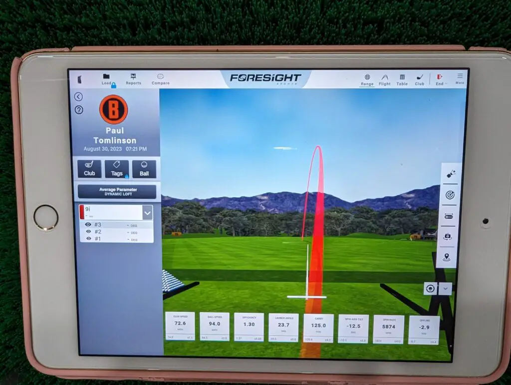 iPad Bushnell Launch Pro